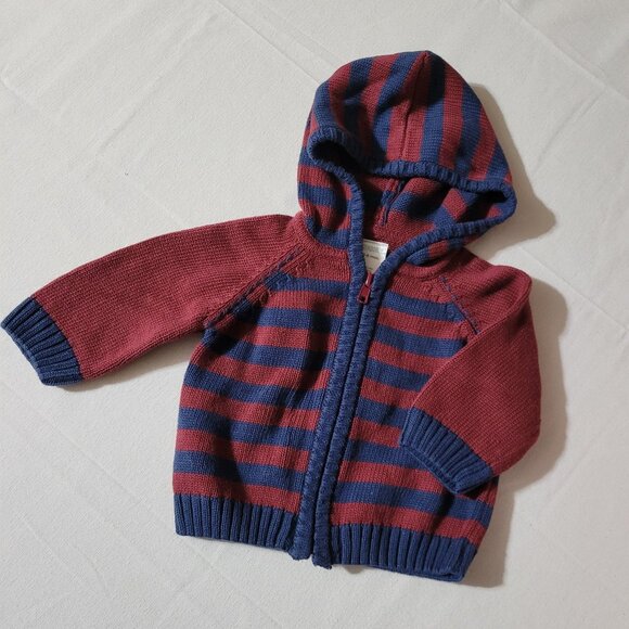 Gymboree Little Pickup Trucks NWT 3-6 month Zip front sweater hooded. Mixed Bin - Picture 1 of 2